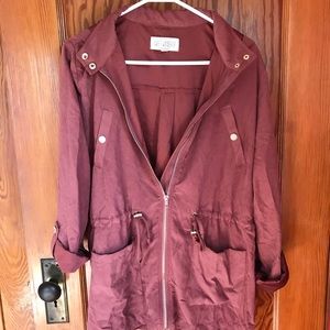 Lightwieght pink cargo jacket